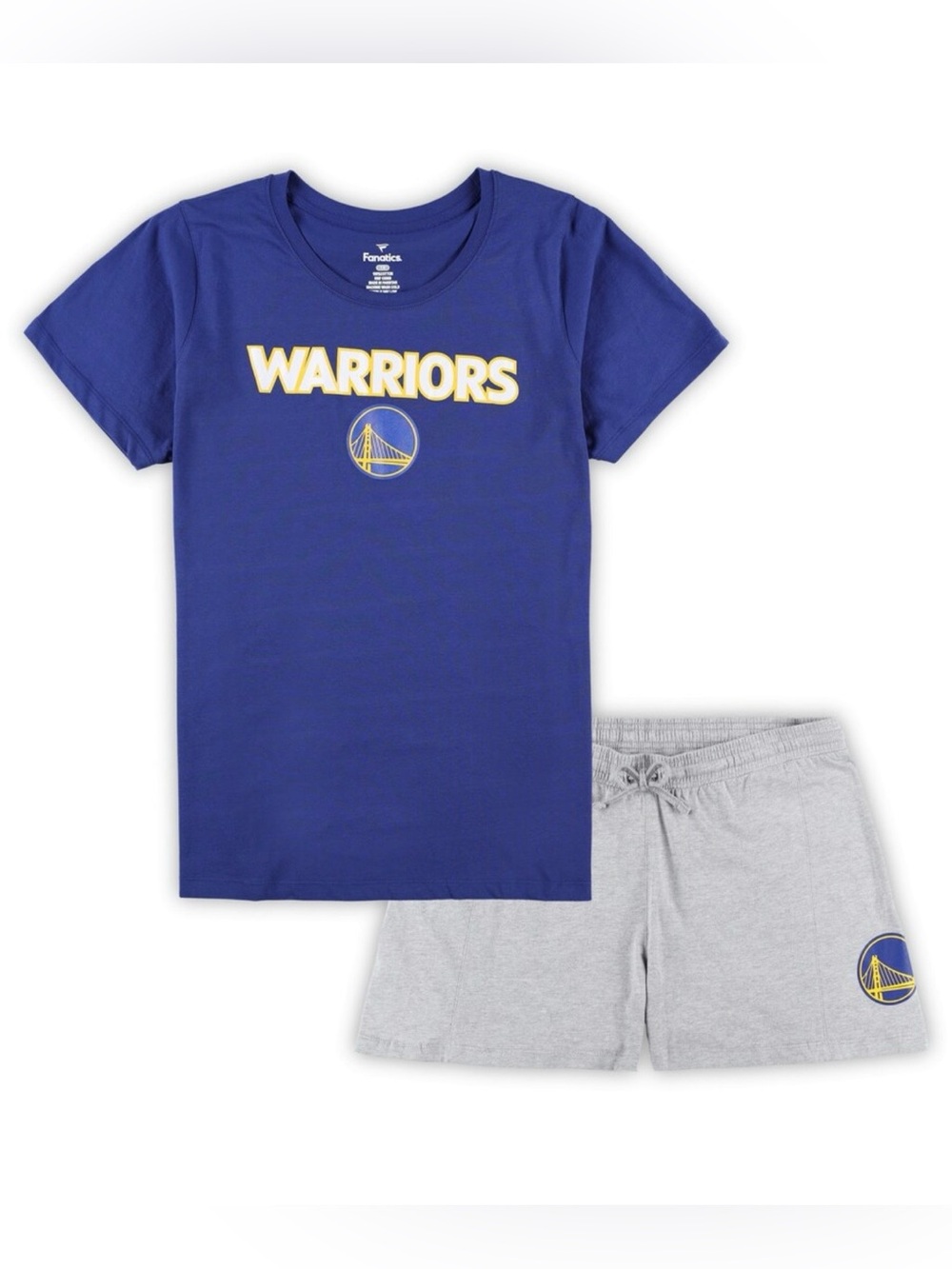 Golden State Warriors Women's T-Shirt & Shorts Combo Set